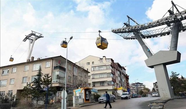 Ankara'da Teleferik Sistemi Kapatıldı