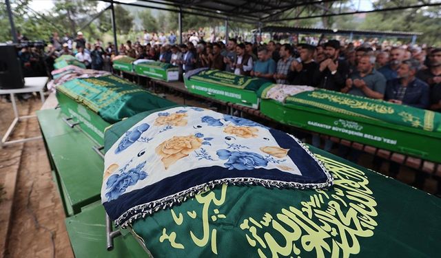 Gaziantep’teki Kazada Hayatını Kaybedenler Defnedildi