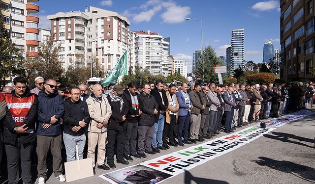 Ankara’da Yahya Sinvar için Gıyabi Cenaze Namazı