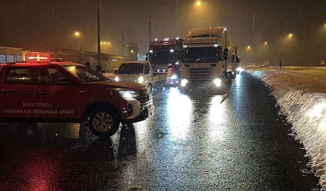 Bolu Dağı Tüneli Çıkışında Trafik Kazaları!