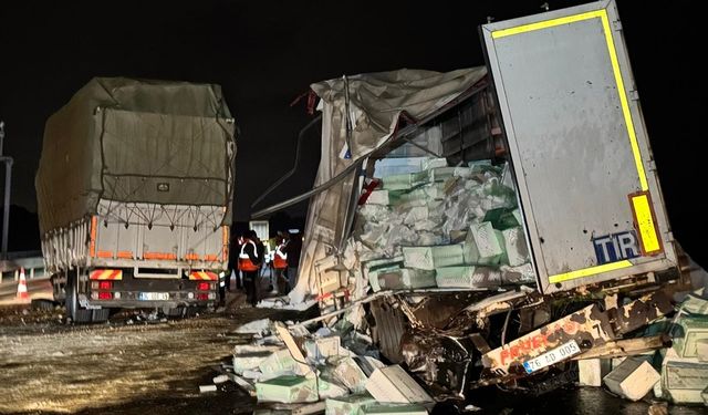 Kuzey Marmara Otoyolu'nda Feci Kaza! Trafik Tek Şeride Düştü