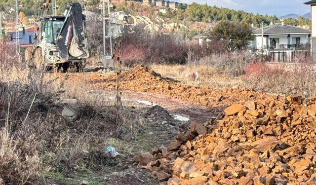 Çamlıdere'de Üstyapı Çalışmaları Hız Kesmeden Sürüyor