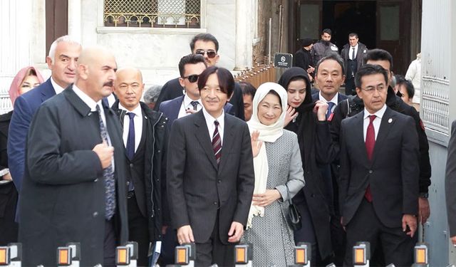 Japonya Veliaht Prens ve Prensesi, Ayasofya Camii’ni Ziyaret Etti