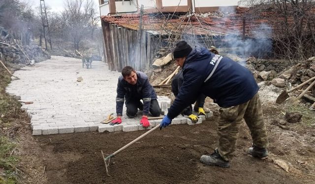 Çamlıdere'de Sokaklar Yenileniyor