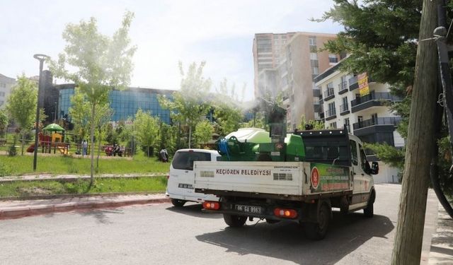 Keçiören Belediyesi İlaçlama Çalışmalarına Hız Verdi: Ekipler Sahada