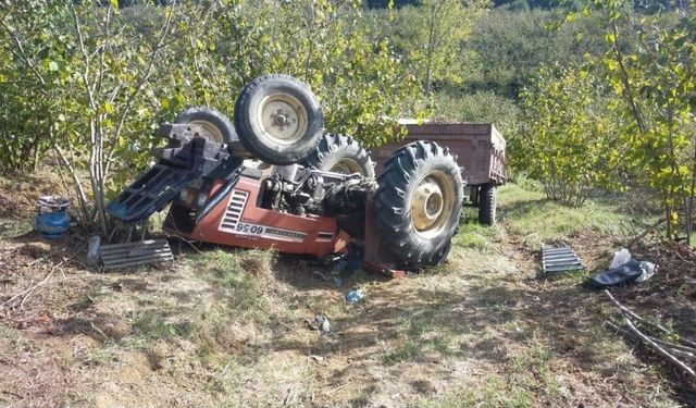 Sakarya’da Traktör Devrildi, Altında Kalan Sürücü Öldü