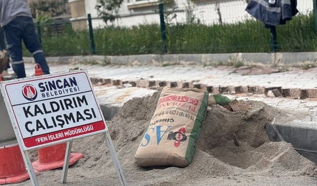 Sincan Belediyesi’nden Görme Engellilere Özel Kılavuz Yol Projesi