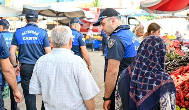 Altındağ’da Zabıta Ekiplerinden Semt Pazarlarında Yoğun Denetim
