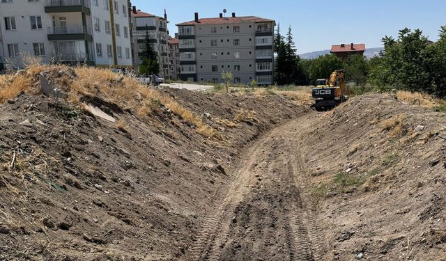 Beypazarı Hacıkara’da Taşkın Riski Taşıyan Dere Islah Edildi