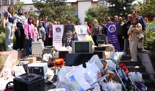 Çankaya Belediyesi ve Öğrencilerden Geri Dönüşüm Atağı