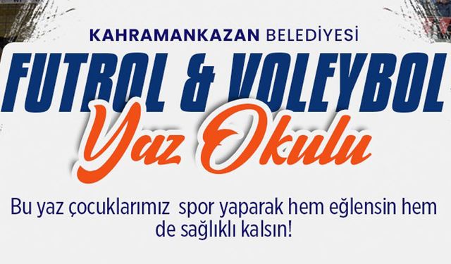 Kahramankazan’da Çocuklar İçin Ücretsiz Yaz Spor Okulu Başlıyor