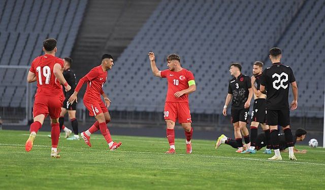 Ümit Millî Takımı, Arnavutluk'u Tek Golle Geçti