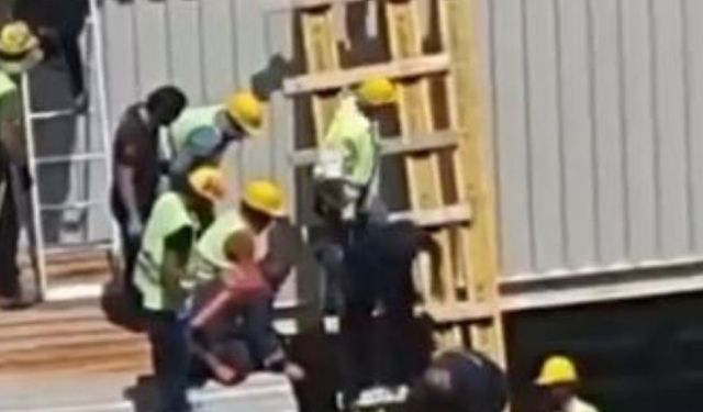 Ankara Mamak’ta Vincin Kancası Koptu, İnşaat İşçisi Altında Kaldı