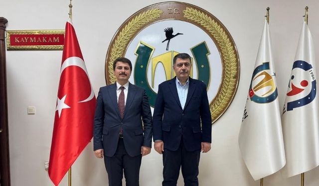 Ankara Valisinden Nallıhan Kaymakamına Ziyaret