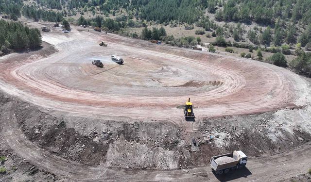 Çamlıdere Beşbeyler’de 120 Bin Metreküp Kapasiteli Gölet