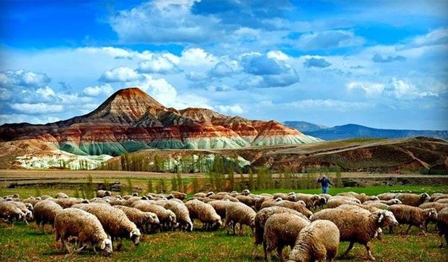 Burası ne Peru ne de Çin! Türkiye'nin 'gökkuşağı tepeleri' Ankara'nın bu ilçesinde saklı