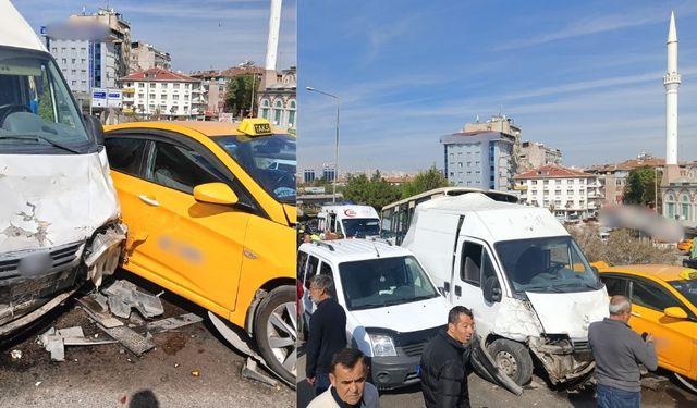 Ankara Altındağ’da 6 Araç Birbirine Girdi: 6 Kişi Yaralandı