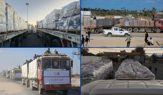 Filistin’de Yardım Krizi: 15 Ekim’de Sadece 480 Tır Girdi