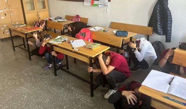 Güdül’de Okullarda Afet Tatbikatı: Öğrenciler Bilinçleniyor
