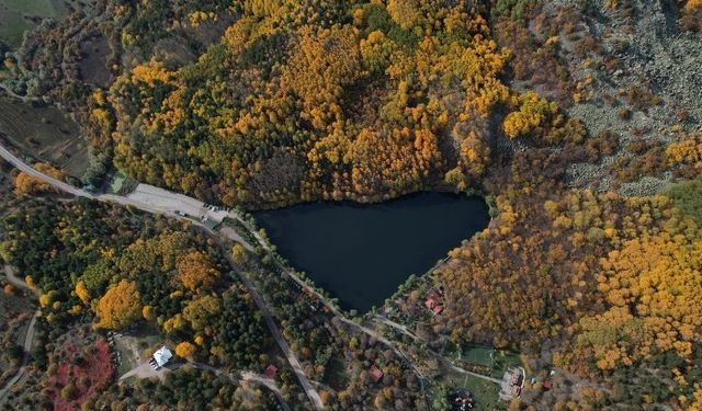Çubuk Karagöl Tabiat Parkı'nda Sonbahar Renklerine Ziyaretçi Akını