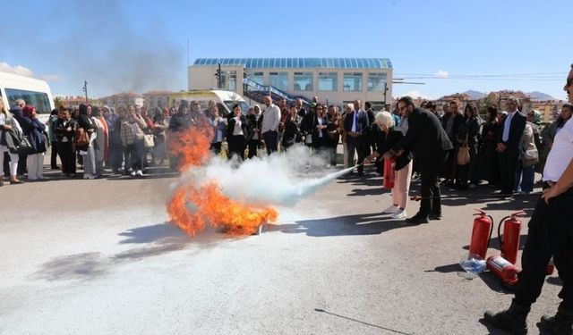 Keçiören Belediyesi Personeline Afet ve Yangın Eğitimi Verildi