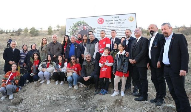 Mamak’ta Şehit Bayram Eren Arslan'ın Adı Hatıra Ormanında Yaşatılacak