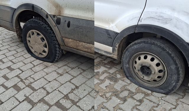 Beypazarı'nda Araç Saldırısı: 10'dan Fazla Aracın Lastiği Kesildi