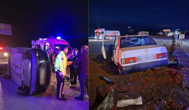 Kırıkkale-Ankara Yolunda Kaza: 7 Kişi Yaralandı