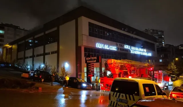 Başkentte Korkutan Yangın: Sosyal Tesisin Saunasından Alevler Yükseldi