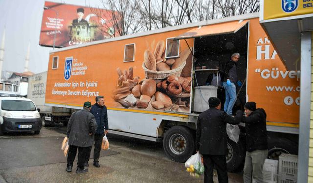 Ankara Halk Ekmek Mobil Fırınının Yeni Durağı Şentepe