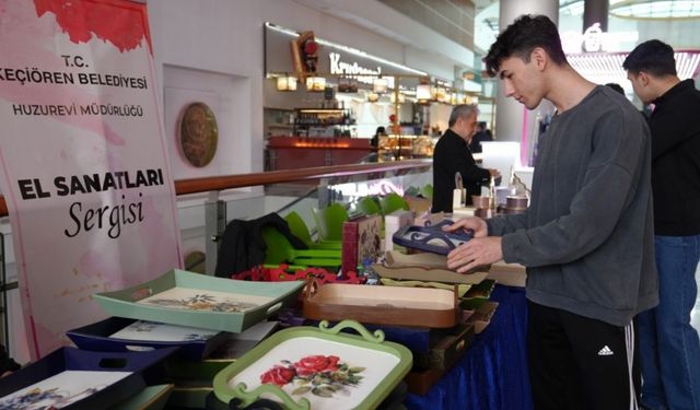 Konukevi Sakinlerinin El Emeği Ürünleri Başkentlilerle Buluştu
