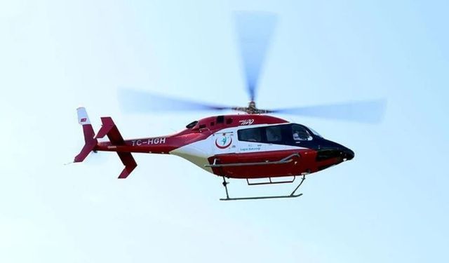Kalp Hastası Kadın Ambulans Helikopterle Ankara’ya Sevk Edildi