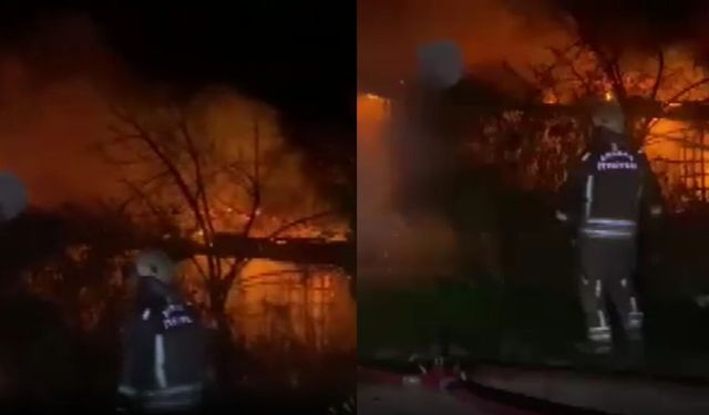 Ankara Polatlı’da Gece Yangını: Ailesini Kurtaran Baba Hayatını Kaybetti