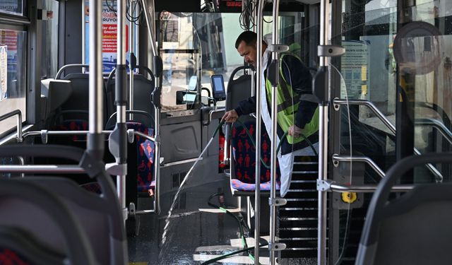 Ankara'da Toplu Taşıma Araçlarına Bayram Öncesi Kapsamlı Temizlik