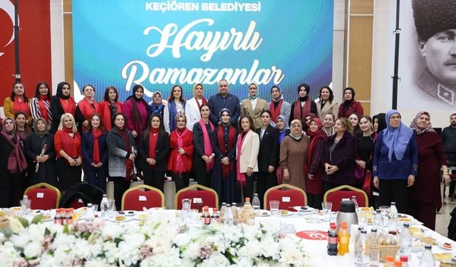 Başkan Özarslan, Keçiörenli Kadınlarla İftar Sofrasında Bir Araya Geldi