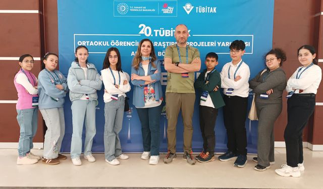 Çubuk BİLSEM’den Çifte Zafer, TÜBİTAK Bölge Finaline Damga Vurdular