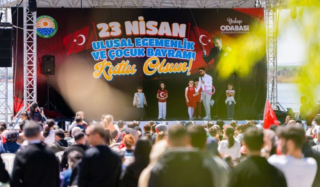 Gölbaşı’nda Bayram Coşkusu Sahile Taştı, Çocuklar Doyasıya Eğlendi