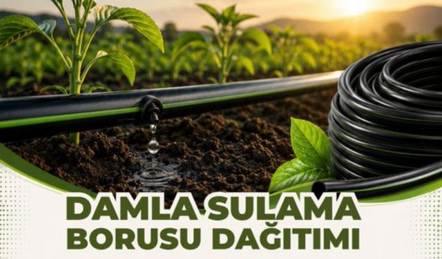 Kalecik’te Çiftçilere Yüzde 50 Katkılı Destekli Sulama Borusu Desteği