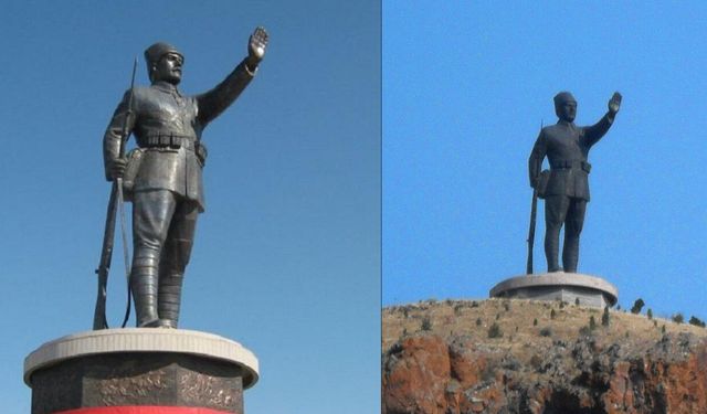 Polatlı Kartaltepe’de 22 Metrelik Mehmetçik Anıtı