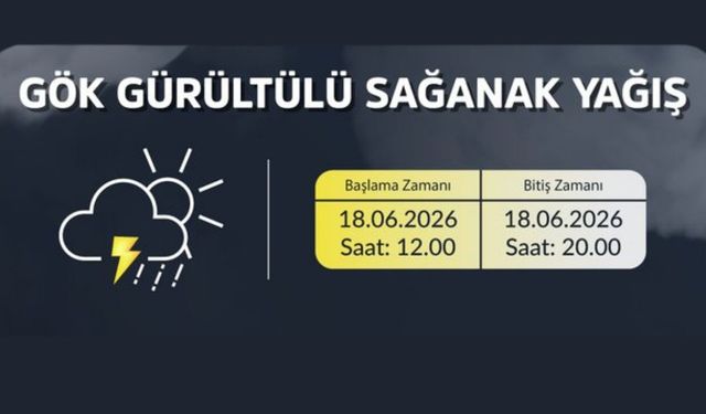 Ankara’da Gök Gürültülü Sağanak Yağış Uyarısı