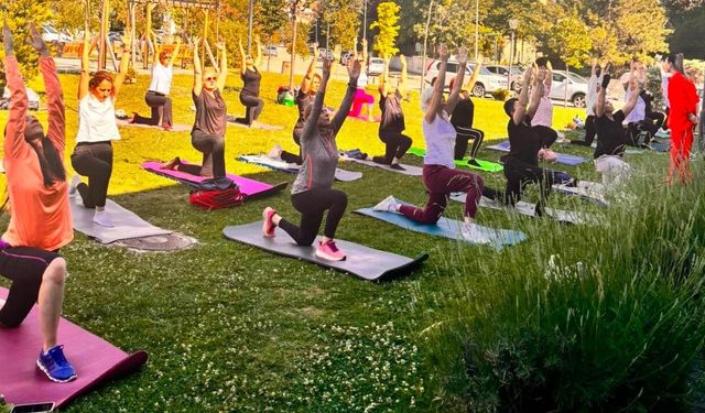 Çayyolu Çankaya Evi’nde Açık Havada Pilates Etkinliği