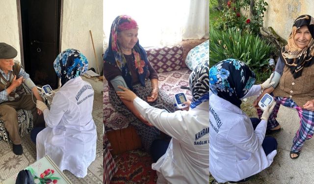 Kahramankazan'da Sağlık Ekipleri Yaşlı ve Hastalar için Seferber Oldu