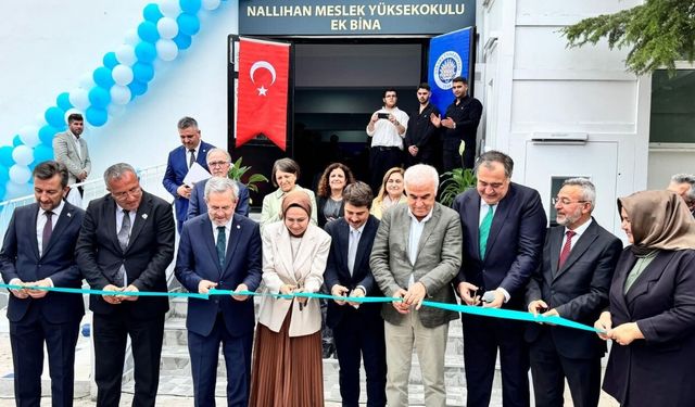 Nallıhan Meslek Yüksekokulu Ek Hizmet Binası Hizmete Girdi