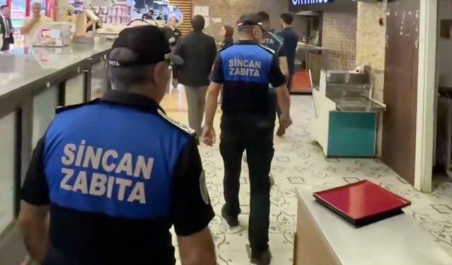 Sincan Genelinde Zabıta Ekiplerinden Gıda Denetimi