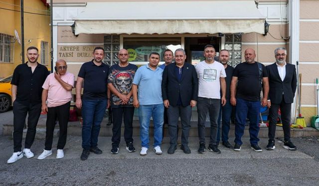 Başkan Özarslan Ulaşım Esnafını Duraklarında Ziyaret Etti