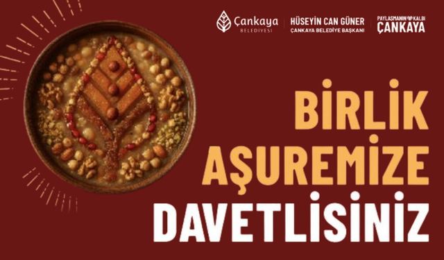 Çankaya Belediyesi'nden Birlik Aşuresi Sofrasına Davet