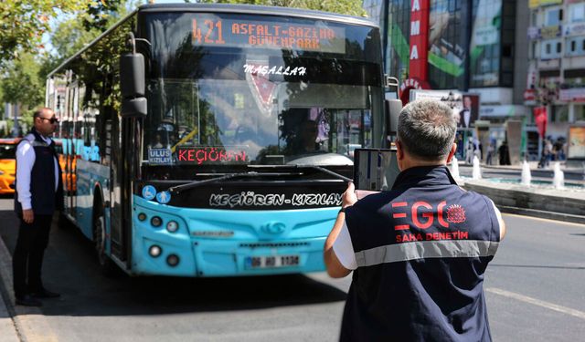 Ankara'da Toplu Taşıma Otobüslerinde Klima Denetimi Sıklaştırıldı