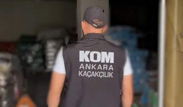 Etimesgut'ta Sahte Ürün İmalathanesine Operasyon: 1 Gözaltı