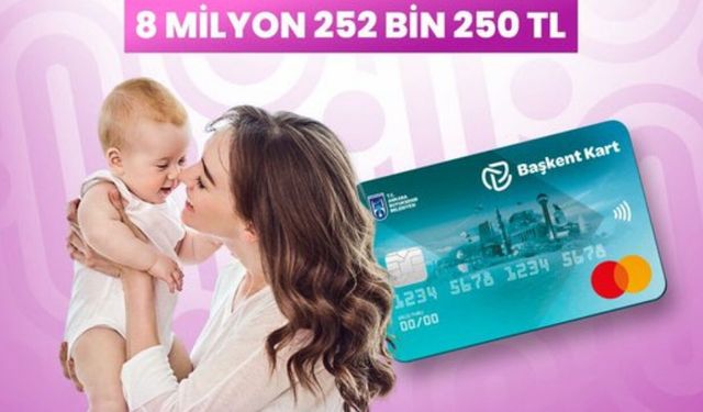 Ankara’da 11 Bin Çocuğa 8,2 Milyon Liralık Anne Bebek Desteği