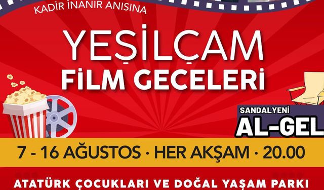 Ankara’da Kadir İnanır Anısına Açık Havada 10 Gün Boyunca Ücretsiz Film Gösterimi